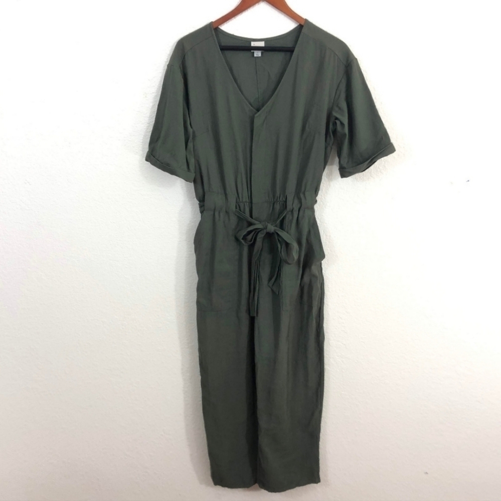 A New Day - Utility Boiler Suit - Olive Green - Size Medium